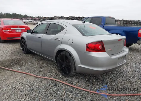 2014 Dodge Avenger Se из США, поврежденный, VIN 1C3CDZAB1EN138098